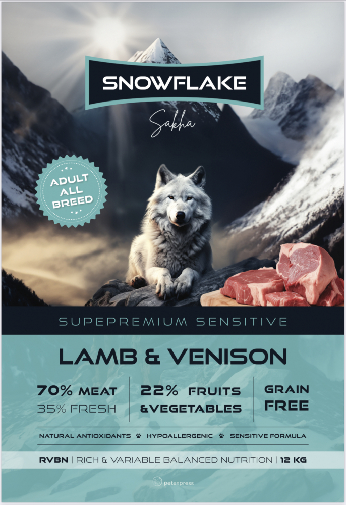 Precomanda Snowflake Sakha LAMB & VENISON Adult All Breed / Miel & Caprioara 12 Kg [2]