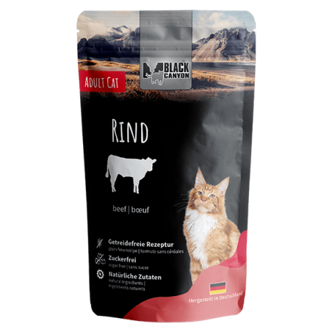 PISICI - Black Canyon Cat Pouchpack Beef 85g