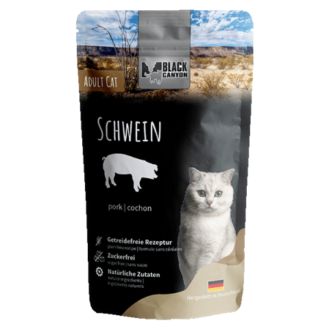 HRANA UMEDA - Black Canyon Cat Pouchpack Pork 85g