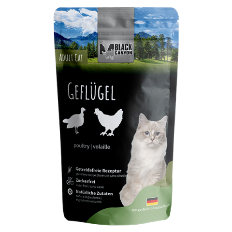 PISICI - Black Canyon Cat Pouchpack Poultry 85g
