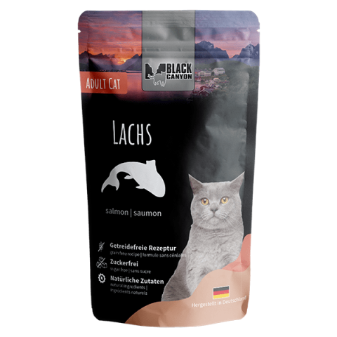 HRANA UMEDA - Black Canyon Cat Pouchpack Salmon 85g