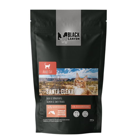 HRANA USCATA - Black Canyon Cat Santa Elena Monoprotein Salmon 400g