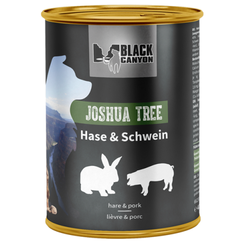Conserve - Black Canyon Dog Joshua Tree Rabbit and Pig 410g (Iepure si Porc)
