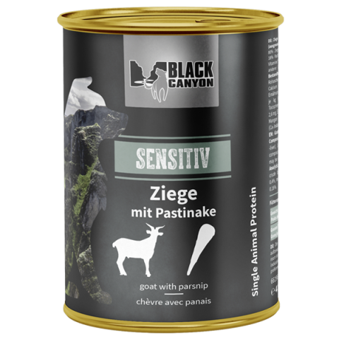 CAINI - Black Canyon Dog Sensitive Goat and Parsnip 400g (Capra si Pastarnac)