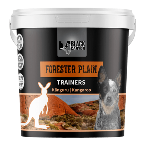 RECOMPENSE - Black Canyon Dog Trainers Forester Plain Kangaroo 600g