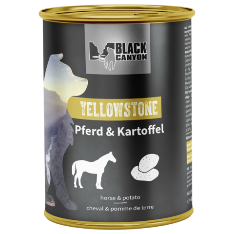 Conserve - Black Canyon Dog Yellowstone Horse and Potato 410g (Cal si Cartof)