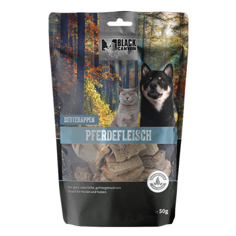 RECOMPENSE - BLACK CANYON Prey Bites Horse Meat 50 g