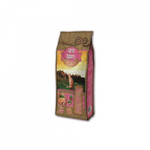 PISICI - Farm Nature Cat Chicken With Apple And Pumpkin 10kg
