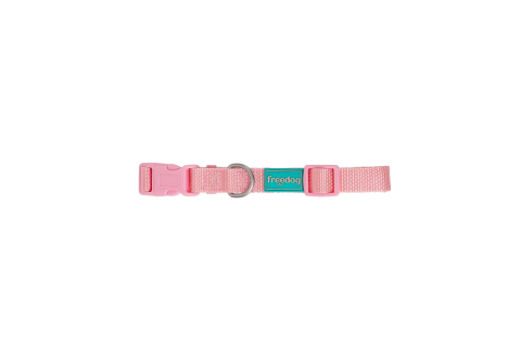 Freedog Basic Nylon Collar PINK L 25mm x 38/66cm - Zgarda [1]