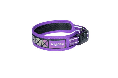 ACCESORII - Freedog Boreal Collar LILAC S 15mm x 30/42cm - Zgarda