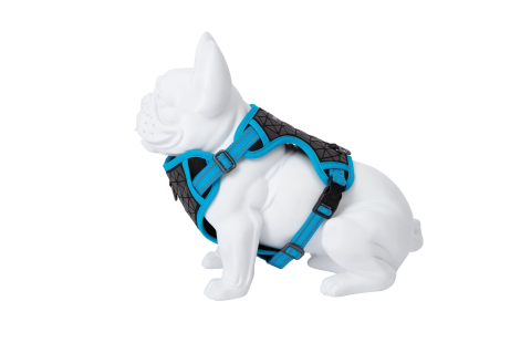 ACCESORII - Freedog Boreal Harness Blue Capri S 15mm Neck 32/48cm Chest 34/63cm - Ham