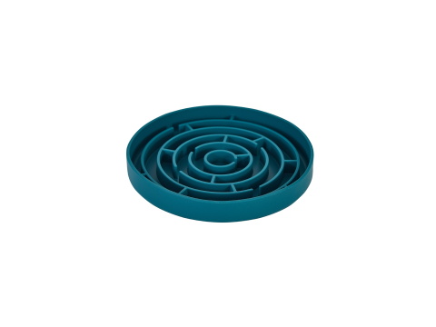 CAINI - Freedog Bowl Soft Slow Food BLUE TEAL 18 x 18 x 3.4cm
