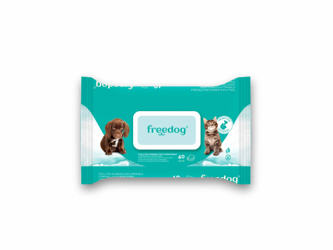 Freedog Cleaning Wipes Chlorhexidine 25pcs 18 x 20cm - Servetele umede [3]