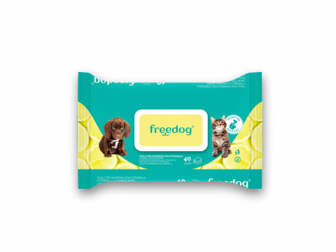 Freedog Cleaning Wipes Citronella 25pcs 18 x 20cm - Servetele umede [2]