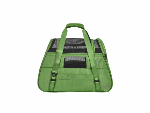 CAINI - Freedog Denver Premium Pet Carrier GREEN APPLE 50.5 x 23.5 x 35cm - Geanta de Transport