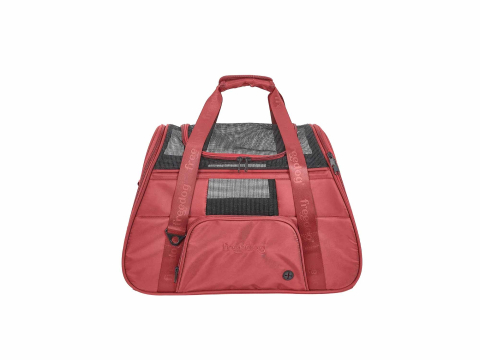 ACCESORII - Freedog Denver Premium Pet Carrier RED 50.5 x 23.5 x 35cm - Geanta de Transport