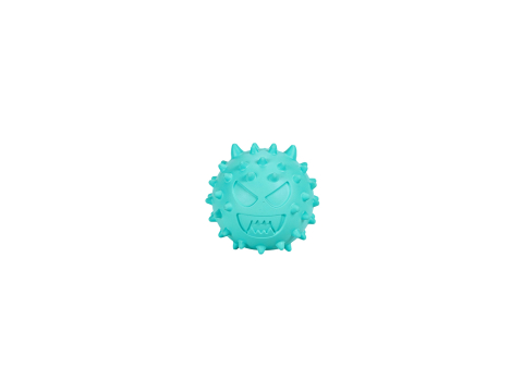 Freedog Emoji Snack Ball Rubber Toy TURQUOISE 6.1CM [2]