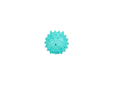JUCARII - Freedog Emoji Snack Ball Rubber Toy TURQUOISE 6.1CM