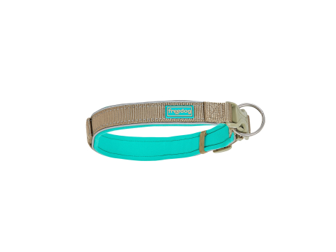 ACCESORII - Freedog Limitless Collar BEIGE M 25 mm x 35,5/56 cm