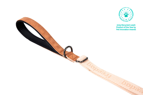 Freedog Linum Adjustable Leash SAND BEIGE M 20mm x 120/180cm [2]