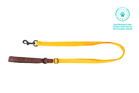 Freedog Linum Adjustable Leash YELLOW SUNRISE M 20mm x 120/180cm [3]