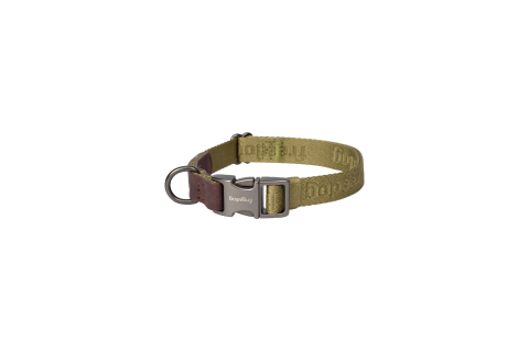ACCESORII - Freedog Linum Collar GREEN FOREST M 20mm x 25/35cm - Zgarda