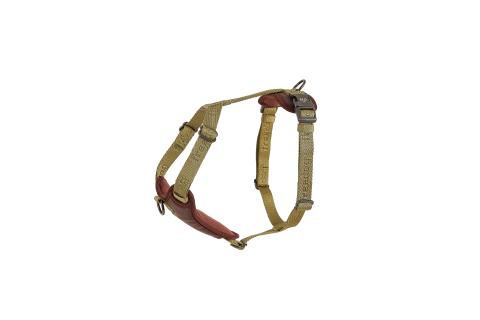CAINI - Freedog Linum Harness GREEN FOREST L 25mm x Neck 40/55cm Chest 60/90cm