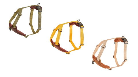 Freedog Linum Harness SAND BEIGE S 15mm x Neck 30/42cm Chest 38/50cm [3]