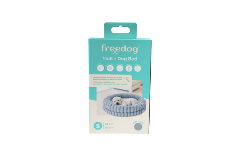 Freedog Muffin Bed GREY M 76 x 76 x 18cm [1]