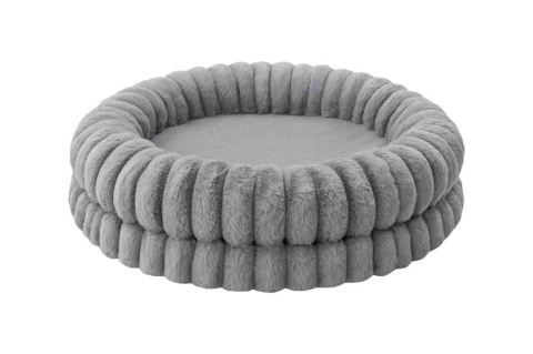 CAINI - Freedog Muffin Bed GREY M 76 x 76 x 18cm