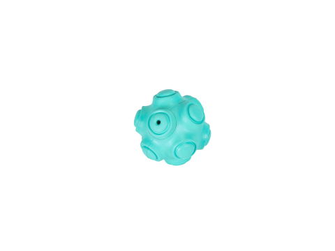 JUCARII - Freedog Rivet Ball Rubber Toy Turquoise 7.8CM