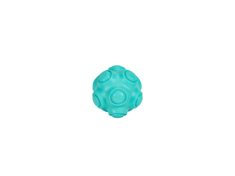 Freedog Rivet Ball Rubber Toy Turquoise 7.8CM [1]