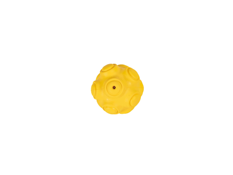 Freedog Rivet Ball Rubber Toy Yellow 7.8CM [1]