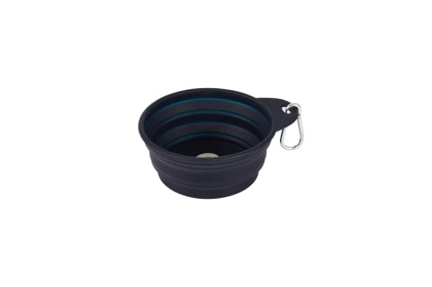 ACCESORII - Freedog Silicone Collapsible Bowl DEEP BLUE 400ML