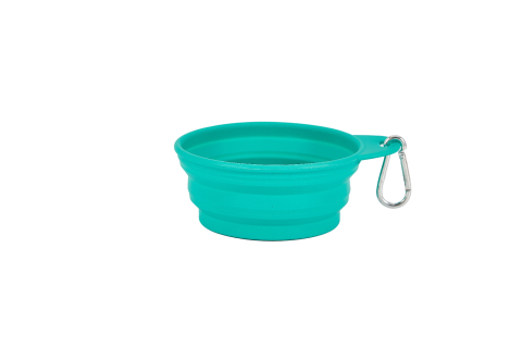 Freedog Silicone Collapsible Bowl TURQUOISE 400ML [1]