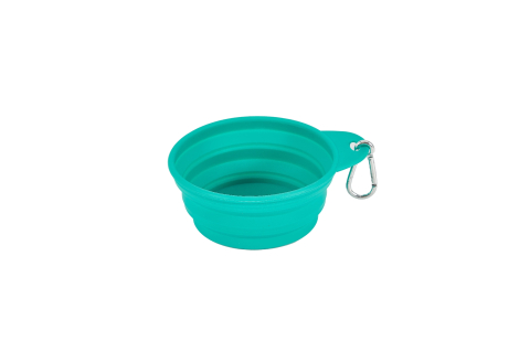 CAINI - Freedog Silicone Collapsible Bowl TURQUOISE 400ML