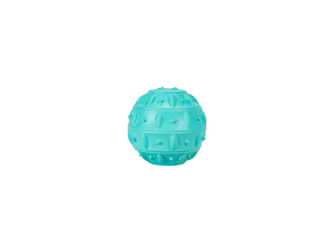 JUCARII - Freedog Teak Snack Ball Rubber Toy TURQUOISE 8CM