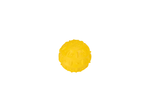 Freedog Teak Snack Ball Rubber Toy YELLOW 8CM [2]