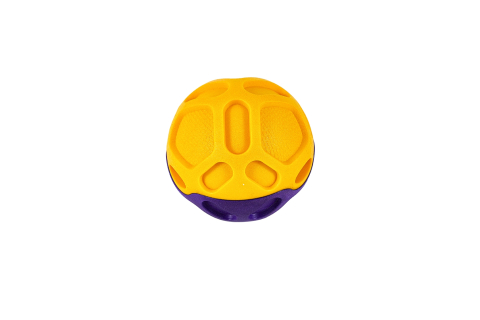 Freedog Zygo Ball YELLOW AND PURPLE 13cm [3]