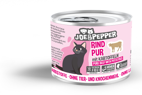 HRANA UMEDA - Joe & Pepper Cat Pure Beef With Potatoes 200g (vită cu cartofi)