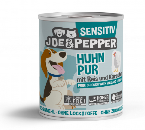 CAINI - Joe & Pepper Dog Chicken and Rice 800g  (Pui și Orez)