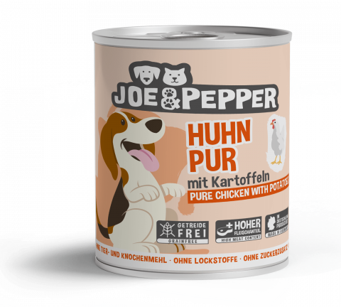 CAINI - Joe & Pepper Dog Pure Chicken with potatoes 800g (Pui si cartofi)