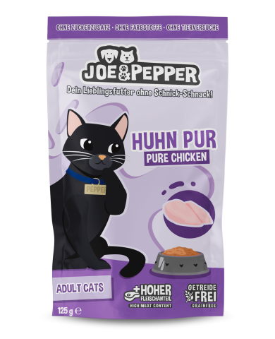 HRANA UMEDA - Joe and Pepper Pouch Cat Pure Chicken 125g (Pui)