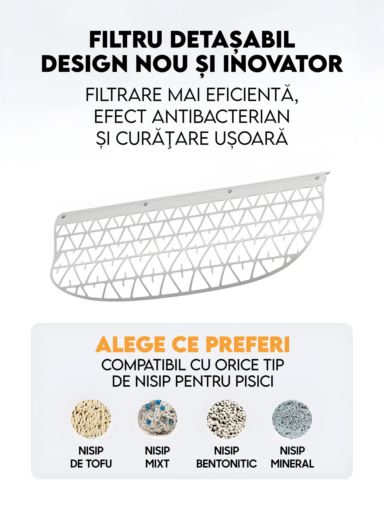 Litiera Automata Smart Cat Litter V5 Cu Spray Deodorizare, Wi-Fi, Senzori, Aplicatie Smart [2]
