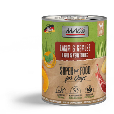 Conserve - Mac's Dog Lamb and Vegetables 800g (Miel si legume)