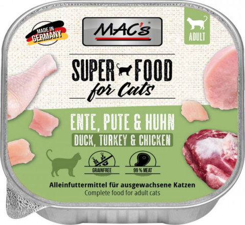 PISICI - MACs Cat Duck Turkey and Chicken 100g