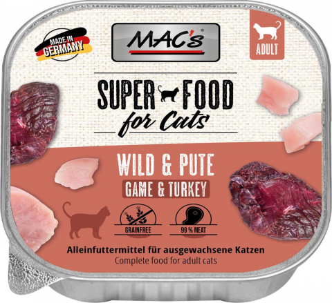 PISICI - MACs Cat Game and Turkey 100g