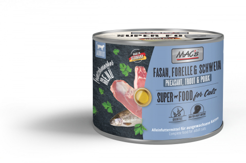 PISICI - Macs Cat Gourmet Pheasant, Trout, Pork 200g