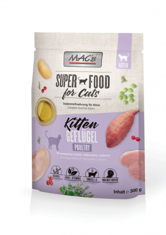 HRANA USCATA - MACs Cat Kitten Poultry 300g