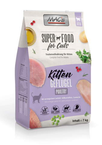 PISICI - Macs Cat Kitten Poultry 7kg (Carne de pasăre)